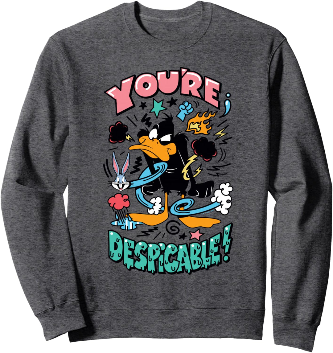 Looney Tunes Daffy Duck You're Despicable Sweatshirt