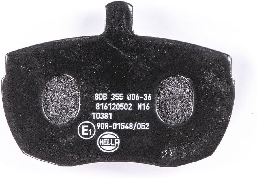 HELLA PAGID 8DB 355 006-361 Bremsbelagsatz - T0381 - Dicke/Stärke: 18mm - Bremssystem: Lockheed - ni