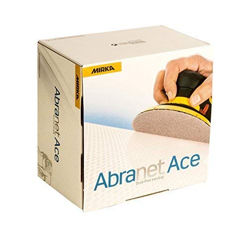 Mirka Abranet Ace Netz Schleifscheiben Ø 150mm Klett / Korn P80 / 50 Stk / Für alle 150mm Exzentersc