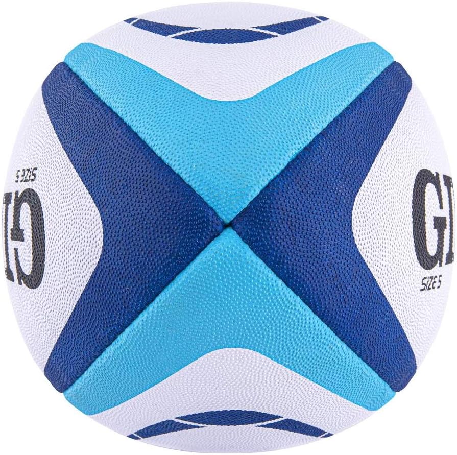 Gilbert Atom Match Rugbyball, Blau blau 5, blau 5