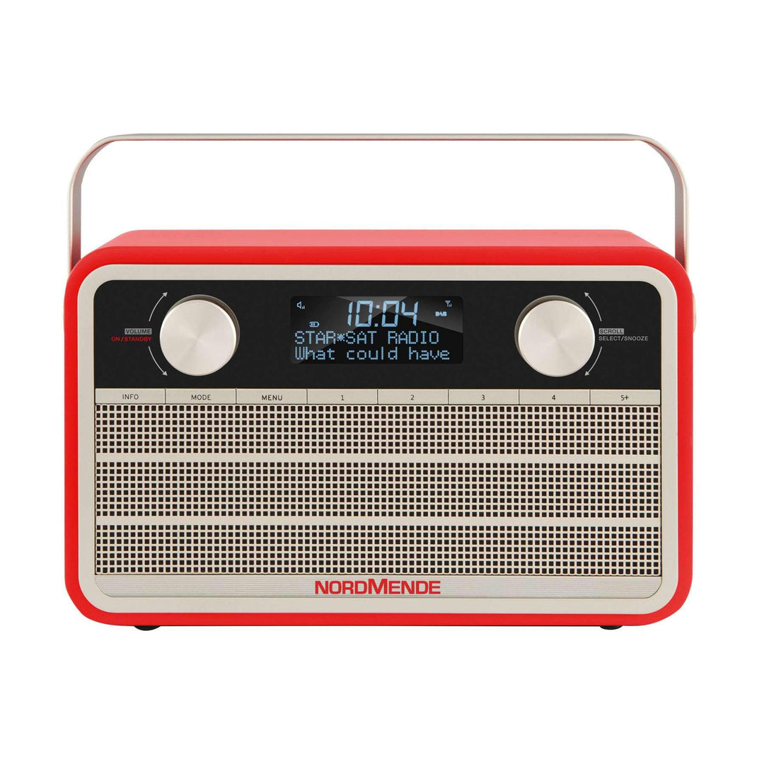 Nordmende Transita 120 tragbares DAB Radio (DAB+, UKW, 24 Stunden Akku, Aux In, Wecker, 2 Weckzeiten