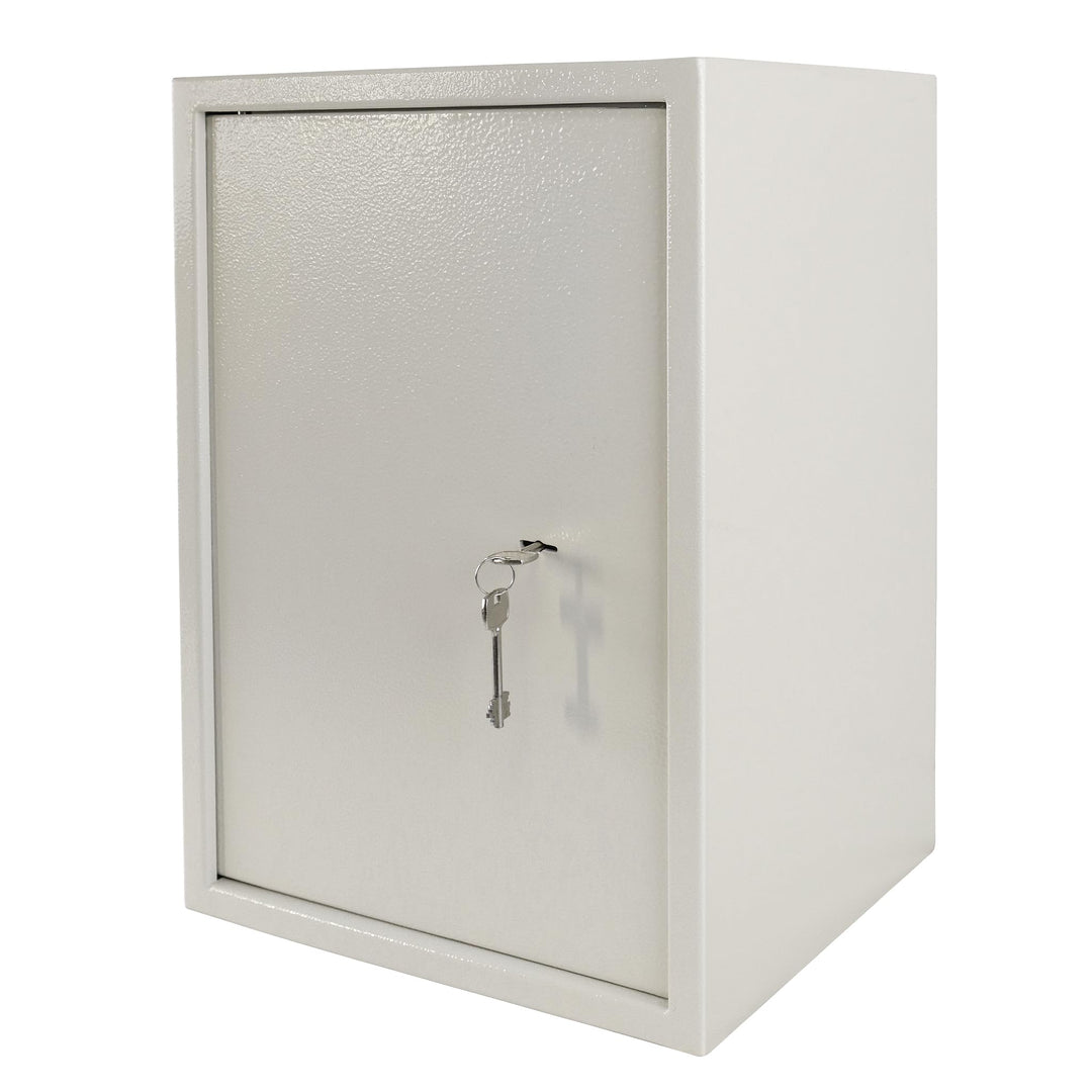 SUBTLETY 35x50x31cm Möbeltresor Abschliessbar Safe Tresor mit Doppelbartschloss und 2 Schlüssel Wand