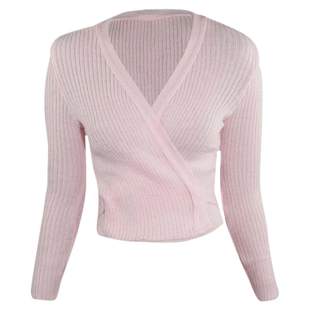 Intermezzo Mädchen Ballett Wickeljacke Langarm 6811 Jersey Elipor - Made in Spain 3-4 Jahre Rosa, 3-