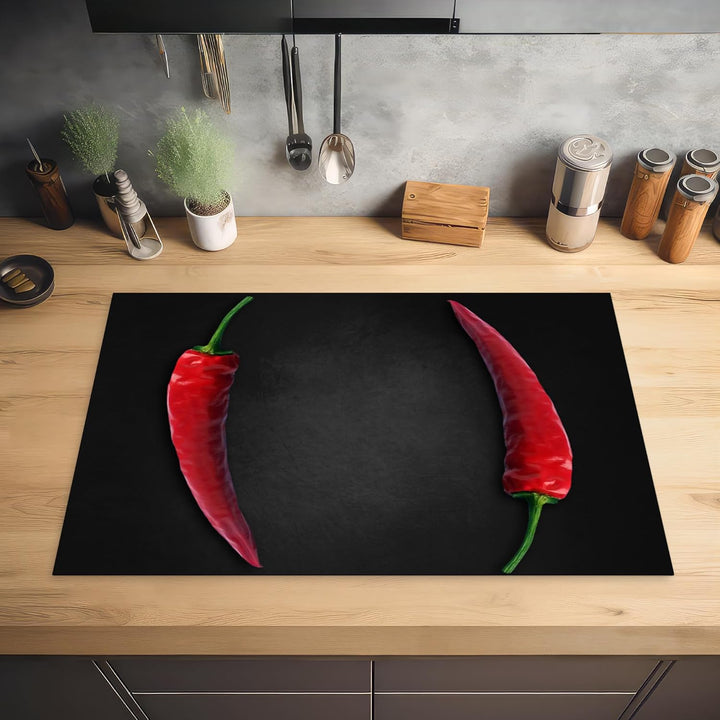 KitchenYeah© Herdabdeckplatte Einteilig Küche Herdabdeckung Induktionsfeld Ceranfeld Herdabdeckplatt