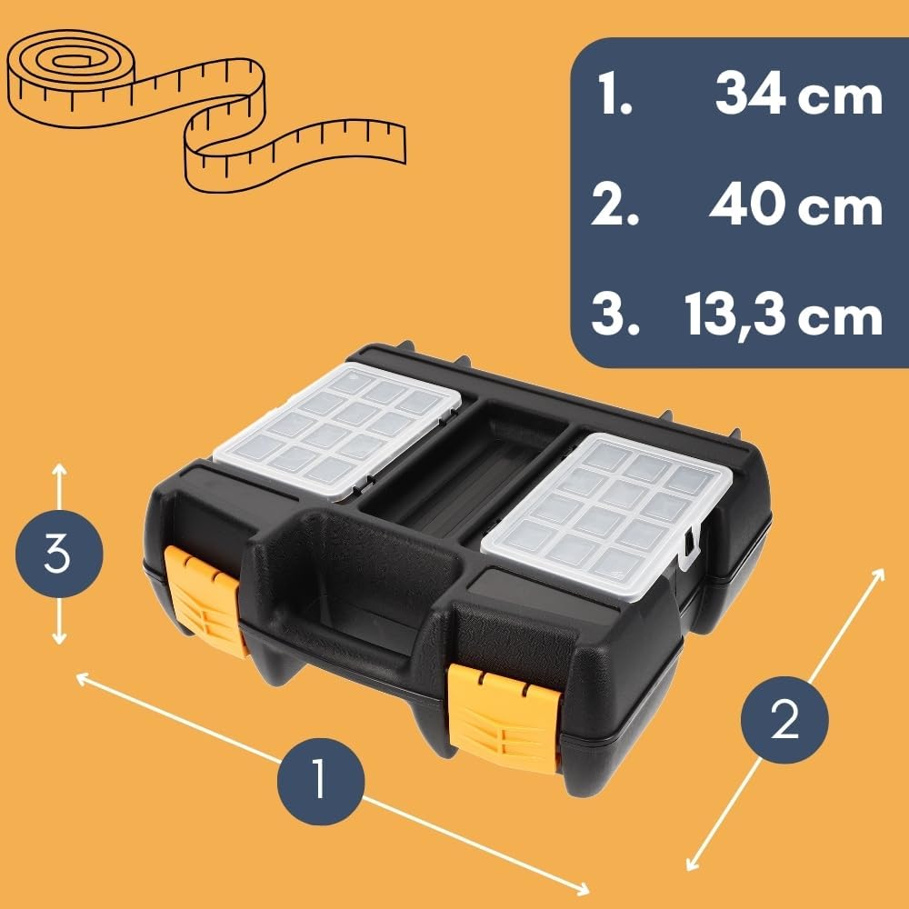 GarPet Universal Maschinenkoffer leer Schaum Stoff Elektro Werkzeug Geräte Koffer Box für Elektrower