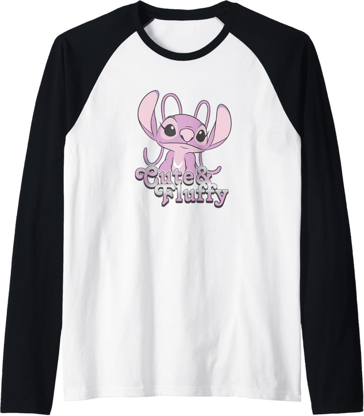 Disney Lilo & Stitch Valentinstag Angel Cute & Fluffy Raglan