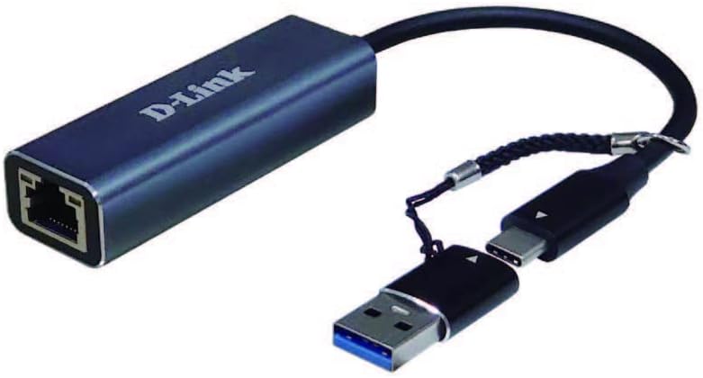 D-Link DUB-2315 USB-C/USB auf 2.5 Gigabit Ethernet Adapter (USB-C Thunderbolt 3 oder USB 3.0 auf RJ4