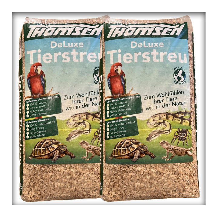 30 kg Deluxe Tierstreu XXL Buchenholz-Granulat Vögel, Nager, Reptilien