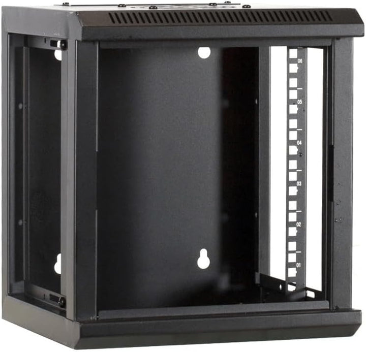 DSIT 4 HE - 10 Zoll Serverschrank - mit Glastür - (BxTxH) 312x310x264mm - Schwarz - Abschliessbar -