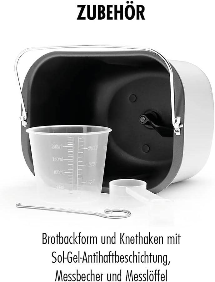 GASTROBACK Brotbackautomat mit eleganten Kunststoff-Design - Genussvoll verschiedenste Variationen m
