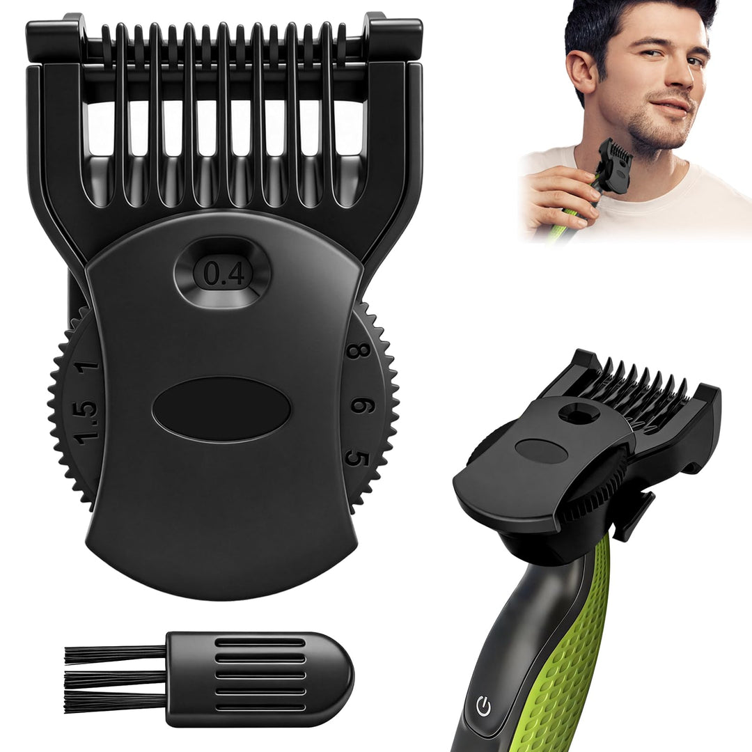 14-in-1 Verstellbarer Trimmaufsatz (0,4-10 mm) für Philips OneBlade, Präziser Ersatzklinge Aufsatz f