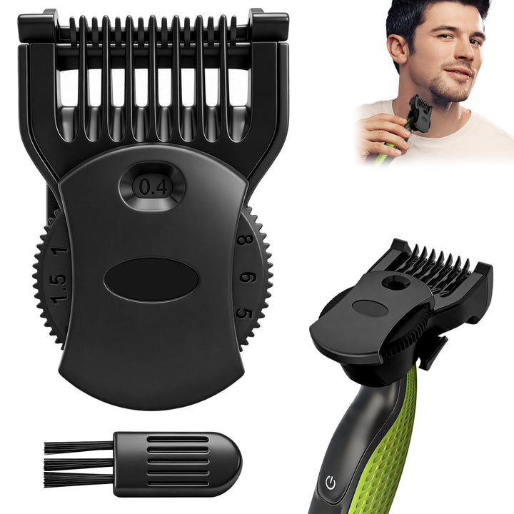 14-in-1 Verstellbarer Trimmaufsatz (0,4-10 mm) für Philips OneBlade, Präziser Ersatzklinge Aufsatz f