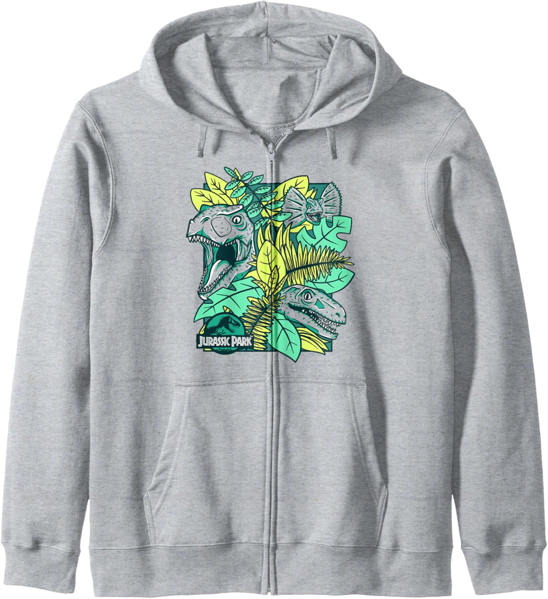 Jurassic Park Tropical Dino Heads Kapuzenjacke