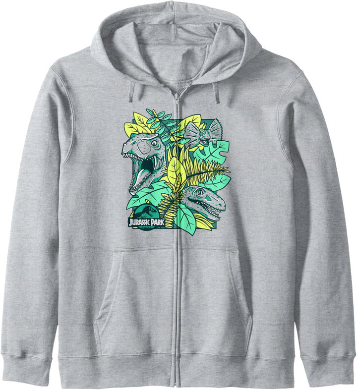 Jurassic Park Tropical Dino Heads Kapuzenjacke