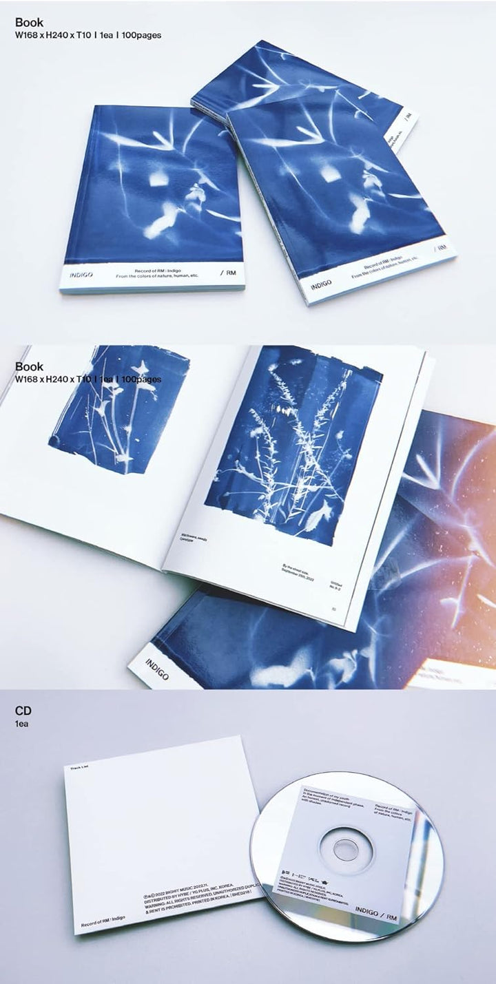 RM BTS - Indigo [Book Edition] Album+Gift Photocards