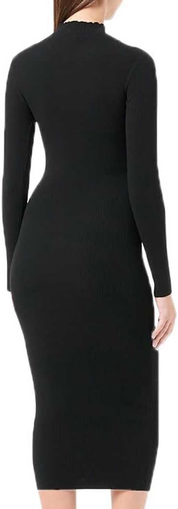 HUGO Damen Soritexa Knitted Dress S Black1, S Black1