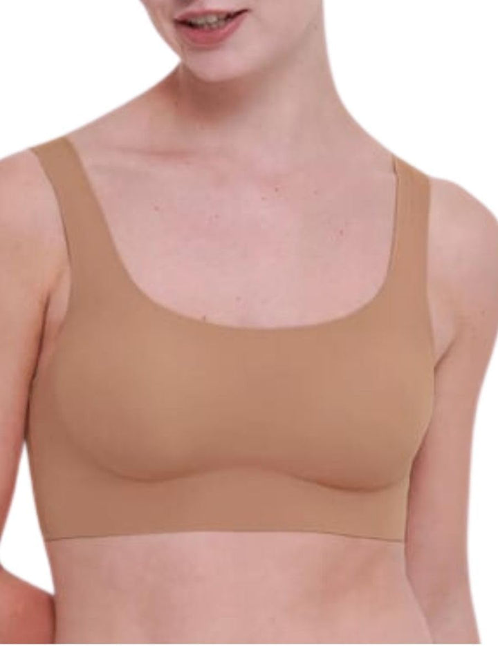 Sloggi Damen Zero Feel 2.0 Top L Nostalgic Brown + Silk White, L Nostalgic Brown + Silk White