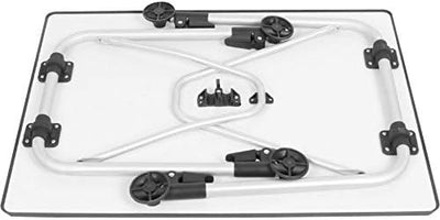 BERGER Ivalo 1 Campingtisch - Klapptisch Höhenverstellbar 80 x 60 cm Alu Campingtisch Klappbar Campi