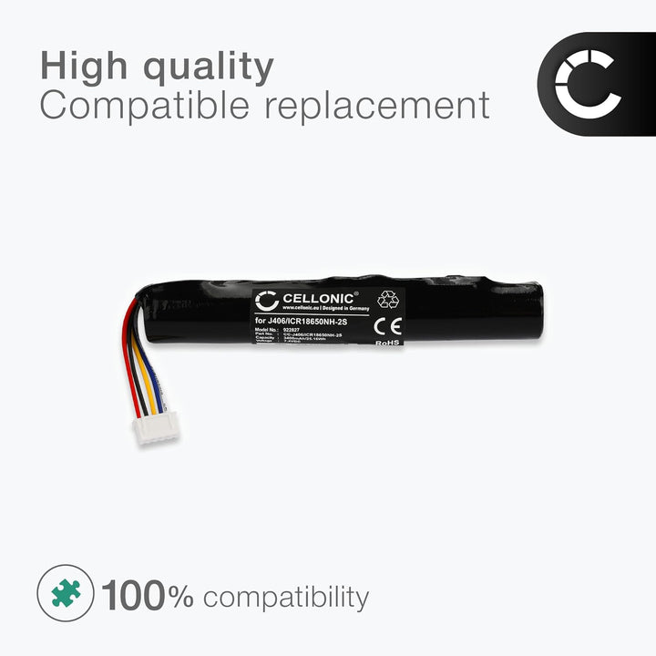 CELLONIC, Lautsprecherakku kompatibel mit Bang & Olufsen BeoPlay A2, BeoLit 17, BeoLit 15 (3400mAh,