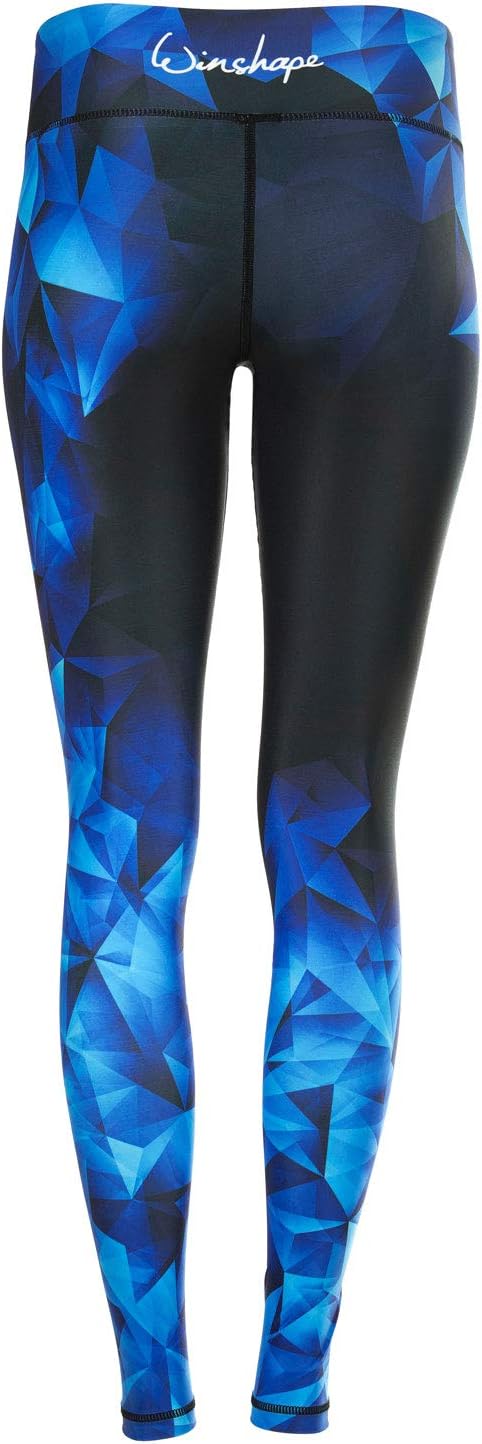 Winshape Damen Functional Power Shape Tights AEL102 mit Anti-Rutsch-Effekt, saphir, Winshape Slim St