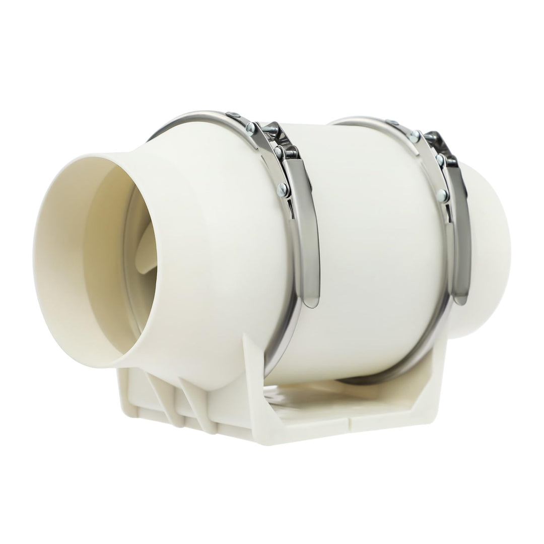 Rohrventilator 28W 95mm leiser Ablüfter Rohrventilator, 220m³/h Abluftventilator mit reinem Kupfermo