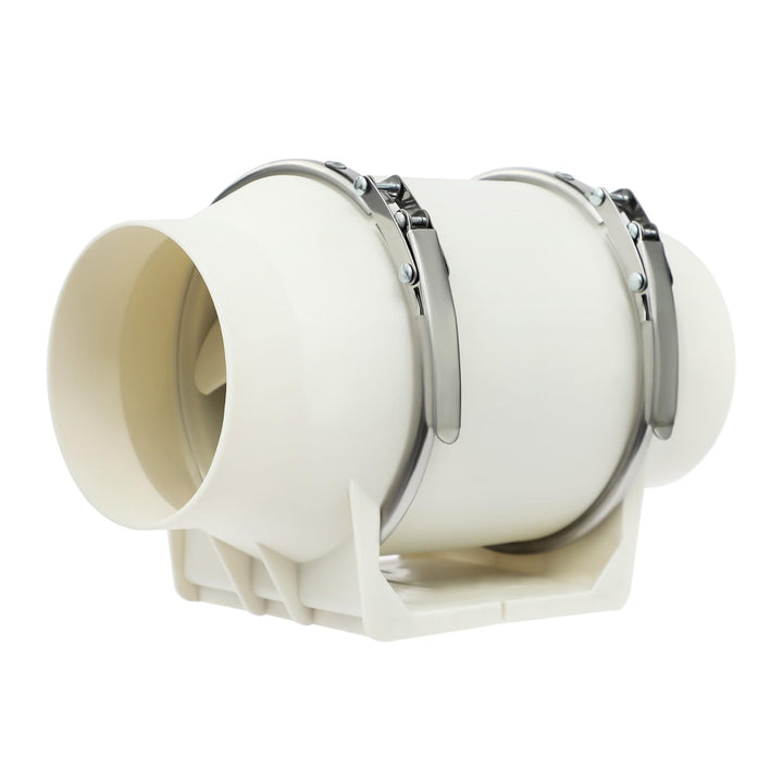 Rohrventilator 28W 95mm leiser Ablüfter Rohrventilator, 220m³/h Abluftventilator mit reinem Kupfermo