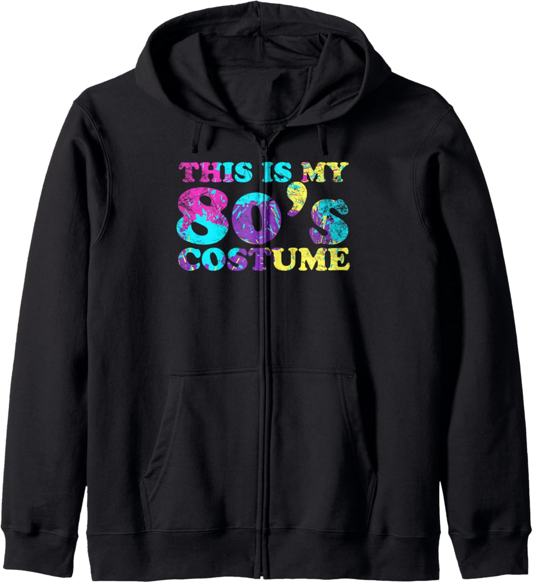 This Is My 80s Costume 1980s Retro Party Kapuzenjacke