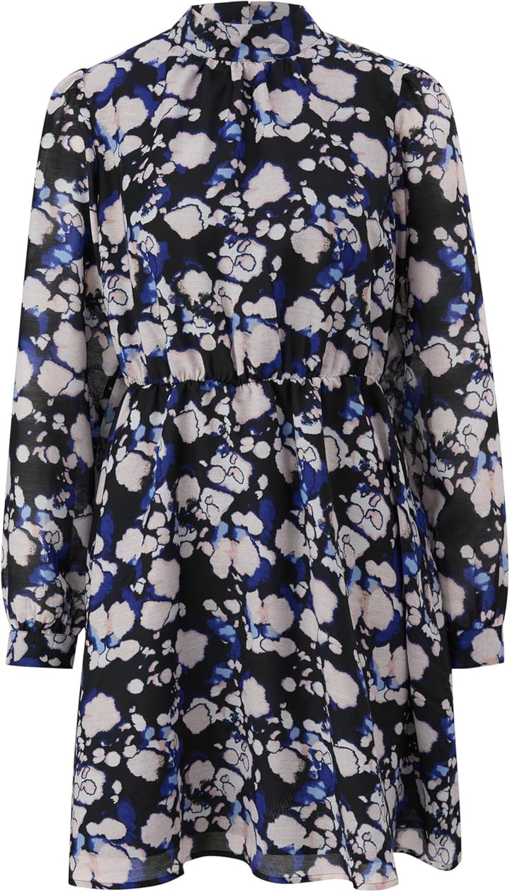 s.Oliver Damen Blusenkleid mit Allover Print, 34