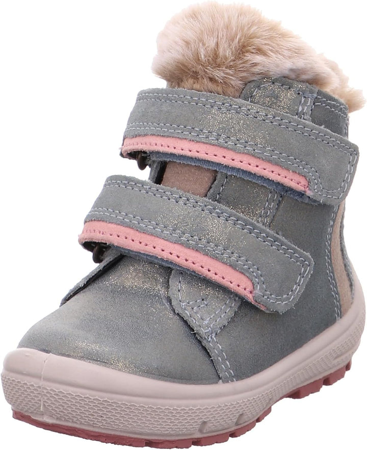 Superfit Mädchen Groovy Schneestiefel 23 EU Hellgrün Beige 7500, 23 EU Hellgr&#xFC;n Beige 7500