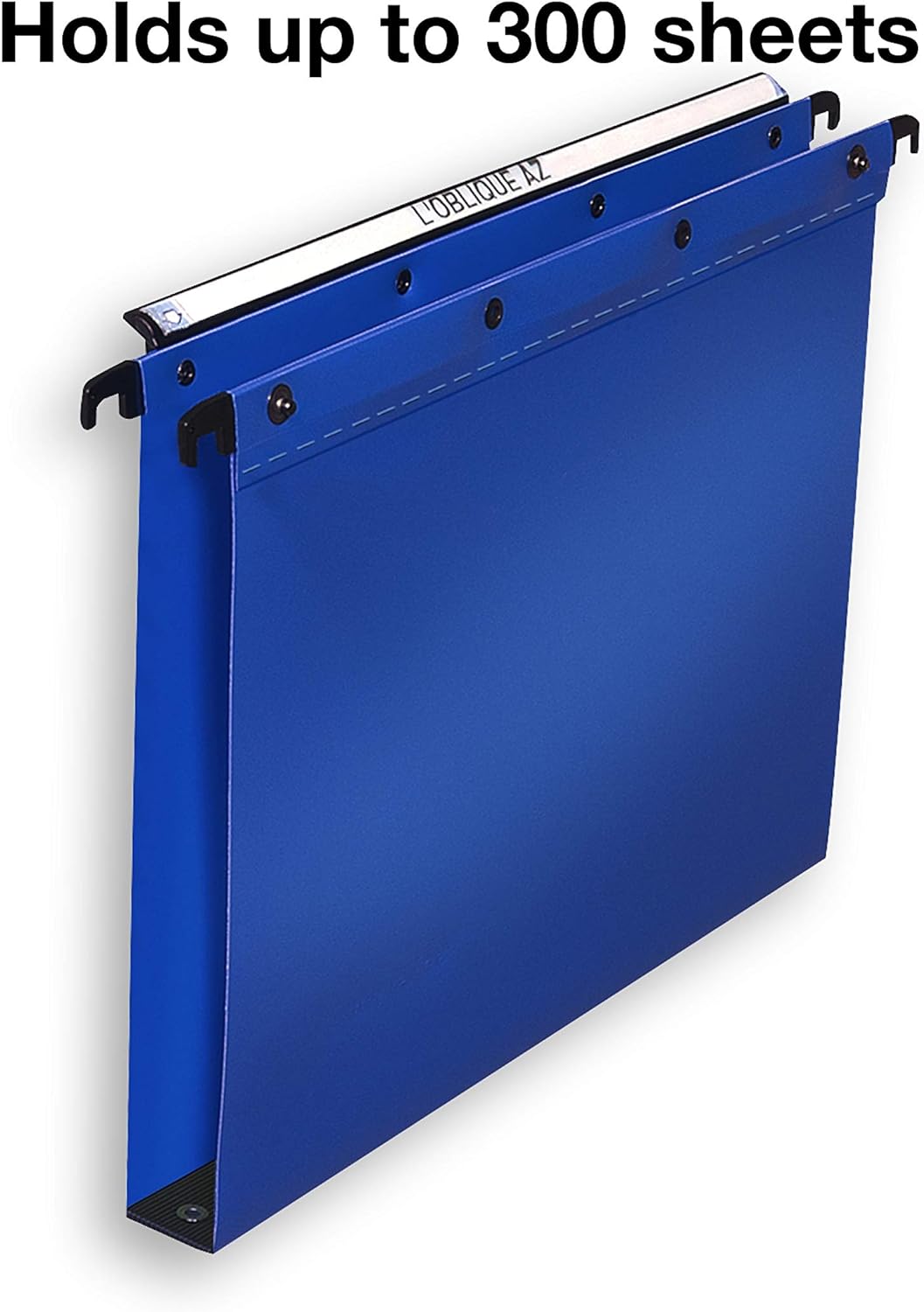 L Oblique Hängemappen im Folio-Format blau, blau