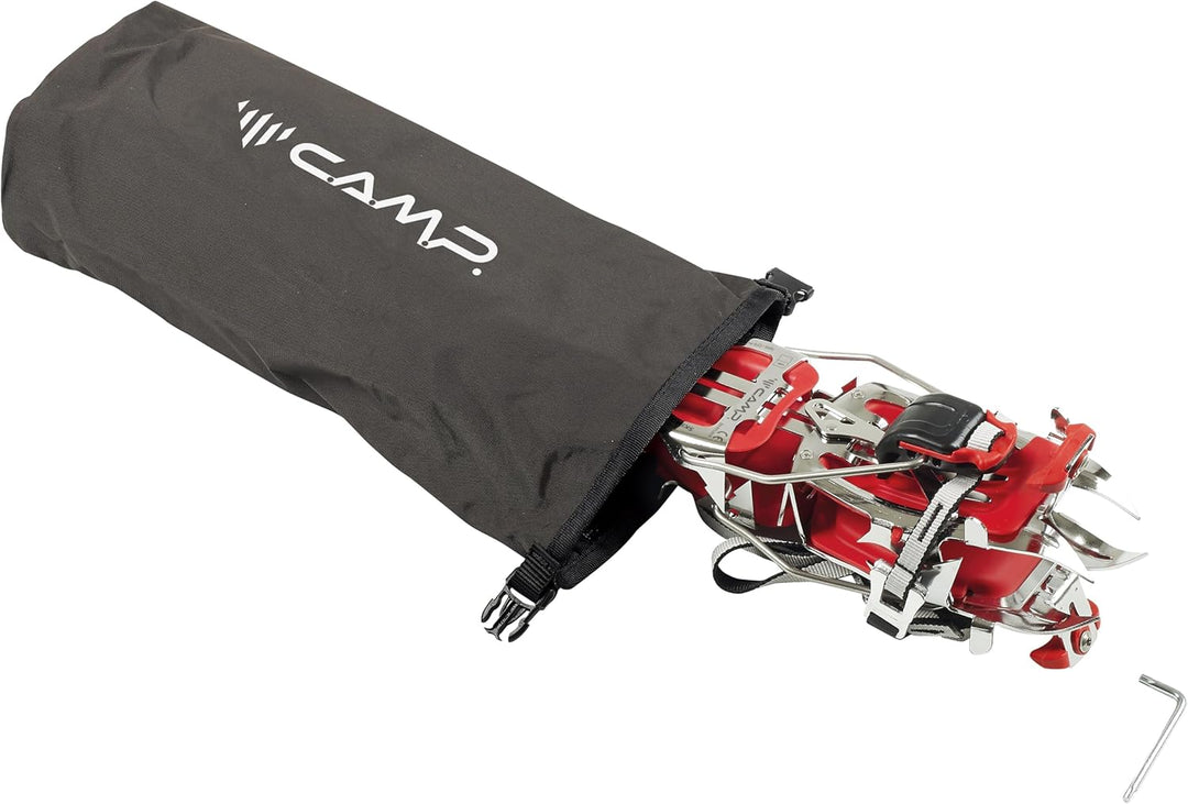 CAMP Skimo Pure Nanotech Rot - Leichtes Robustes Sandvik Nanoflex Steigeisen, Grösse One Size - Farb