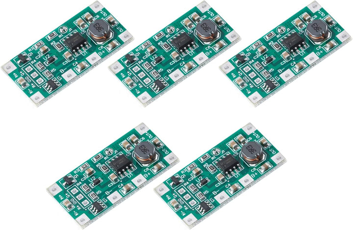 TECNOIOT 5 STÜCKE DC 5 V 1 A USV Unterbrechungsfreies Stromversorgungsmodul 18650 Lithiumbatteriesch