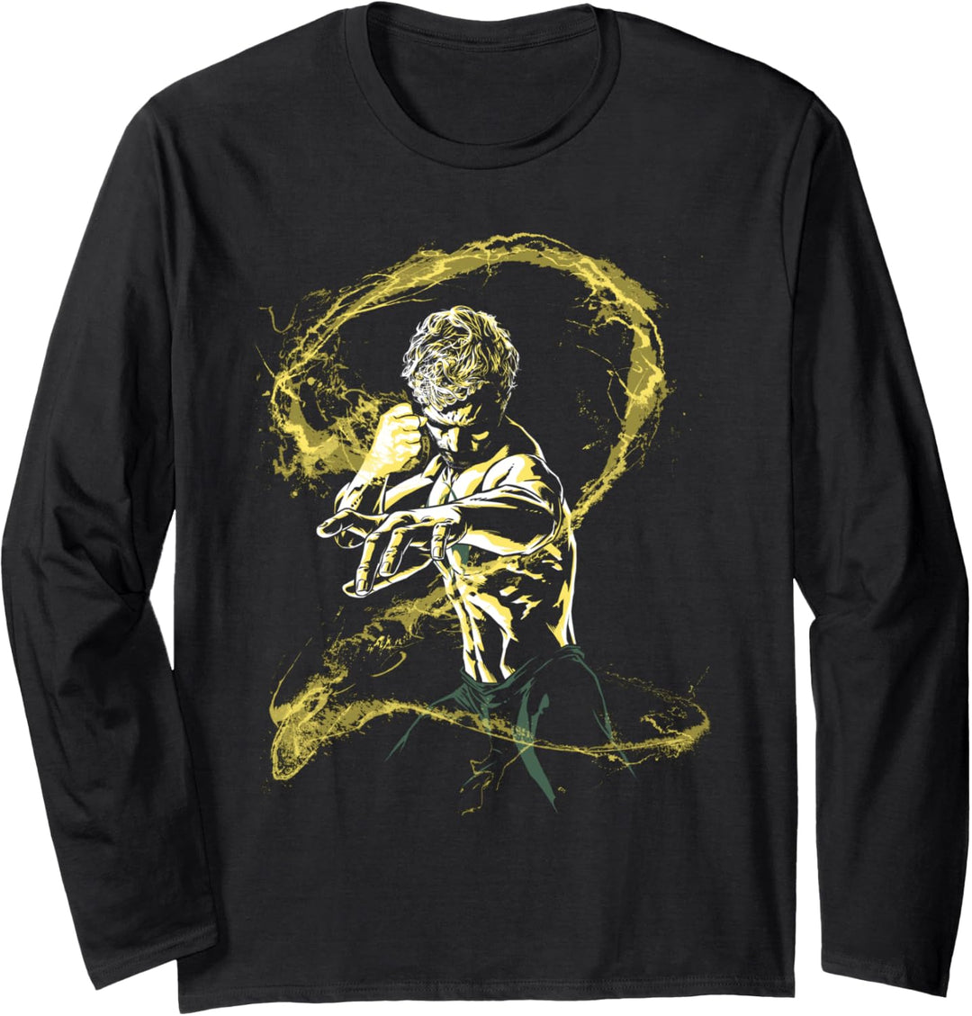 Marvel The Defenders Iron Fist Punch Langarmshirt