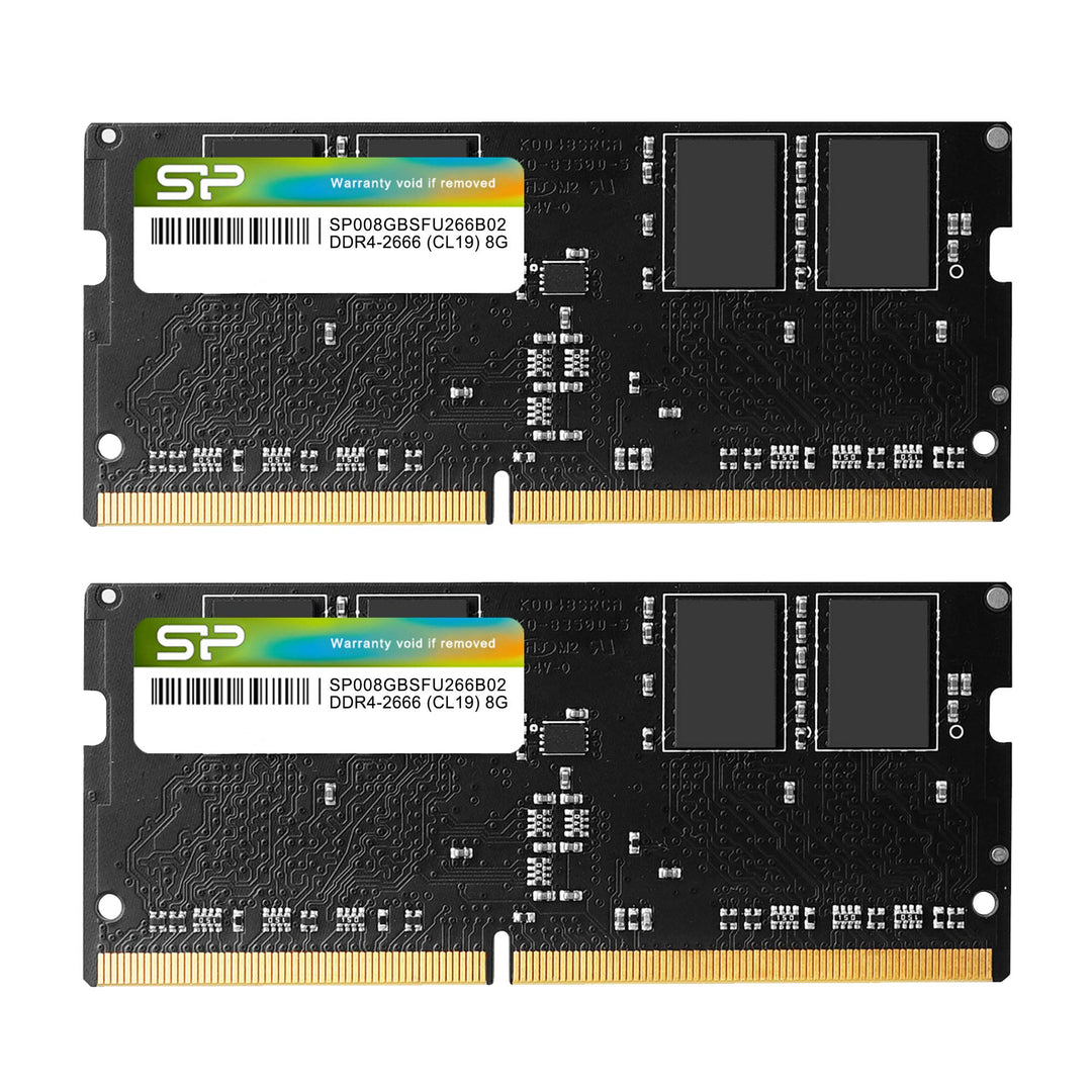 Silicon Power 16 GB (8 GB x 2) DDR4 2666 MHz 260-pin CL19 1,2 V SODIMM Laptop Memory - kompatibel mi