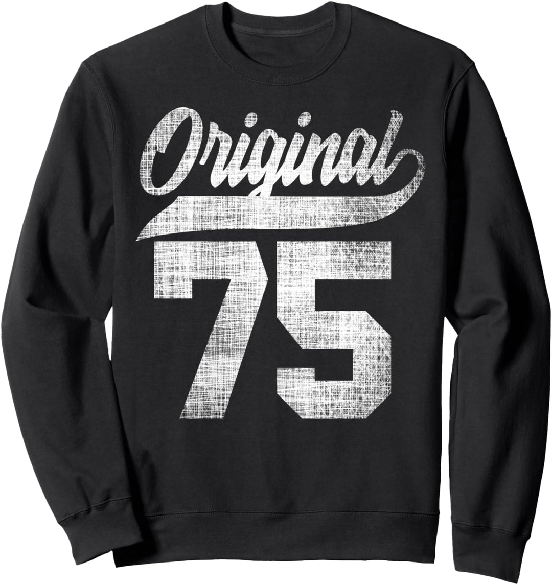 48.Geburtstag Original Männer Frauen Vintage Jahrgang 1975 Sweatshirt