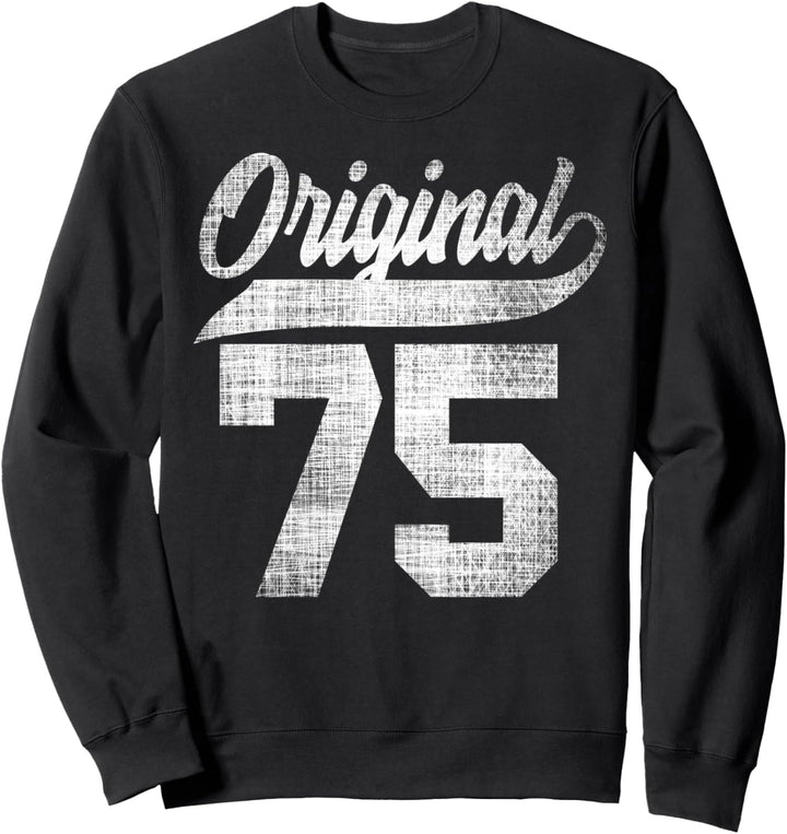 48.Geburtstag Original Männer Frauen Vintage Jahrgang 1975 Sweatshirt