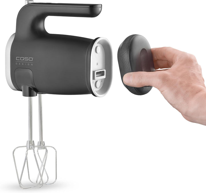 CASO Click & Mix - kabelloser Handmixer, akkubetrieben, zum Mischen, Kneten, Aufschlagen von jeglich