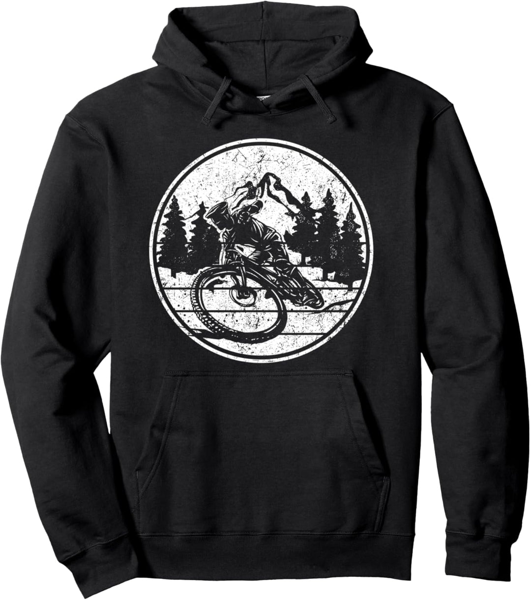 MTB Vintage Fahrrad Fans Geschenk Jungs Jugend MTB Zubehör Pullover Hoodie