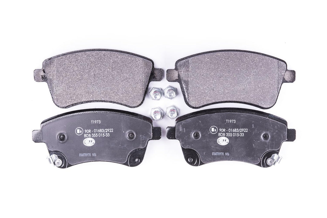 HELLA PAGID 8DB 355 015-331 Bremsbelagsatz - T1973 - Dicke/Stärke: 19.4mm - Bremssystem: TRW - mit a