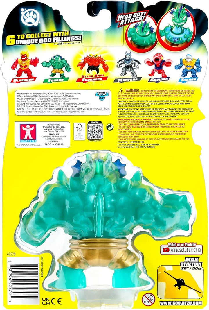 Heroes of Goo Jit Zu Deep GOO Sea Helden-Packung mit Foogoo. Super Stretchy und Dehnbare Actionfigur