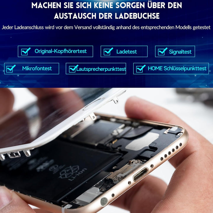 RongZy Dock Connector für Samsung Galaxy S23 Ultra 5G S918B Ladebuchse mit Flex Kabel kompatibel mit