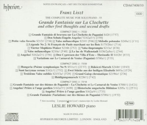 Das Gesamtwerk für Soloklavier Vol. 55 (Erst- und Zweitfassungen, Entwürfe), Audio-CD