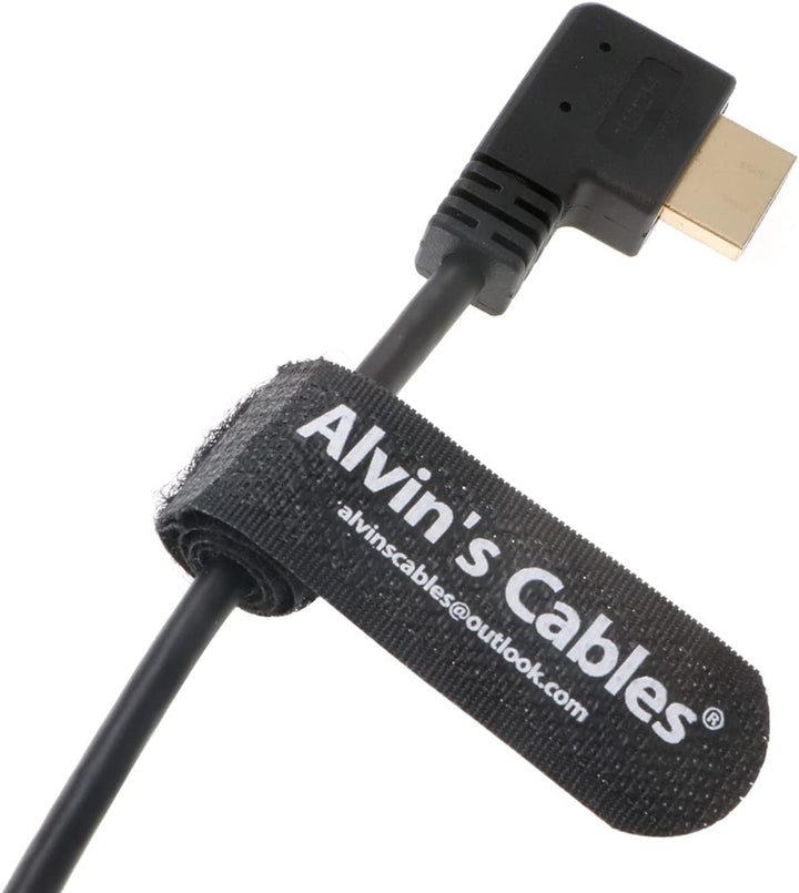 Alvin's Cables Z Cam E2 L-förmiges HDMI-Kabel links nach rechts Winkel High Speed HDMI-Kabel für Ato