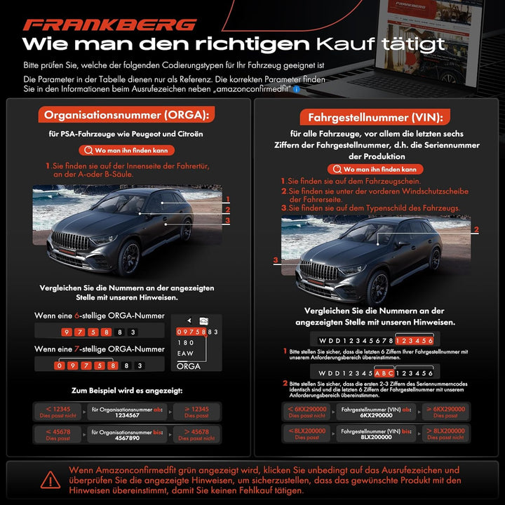 Frankberg 1x Bremssattel Bremszange Vorne Rechts Kompatibel mit Jumper 1.9L-2.8L 1994-2002 Boxer 1.9