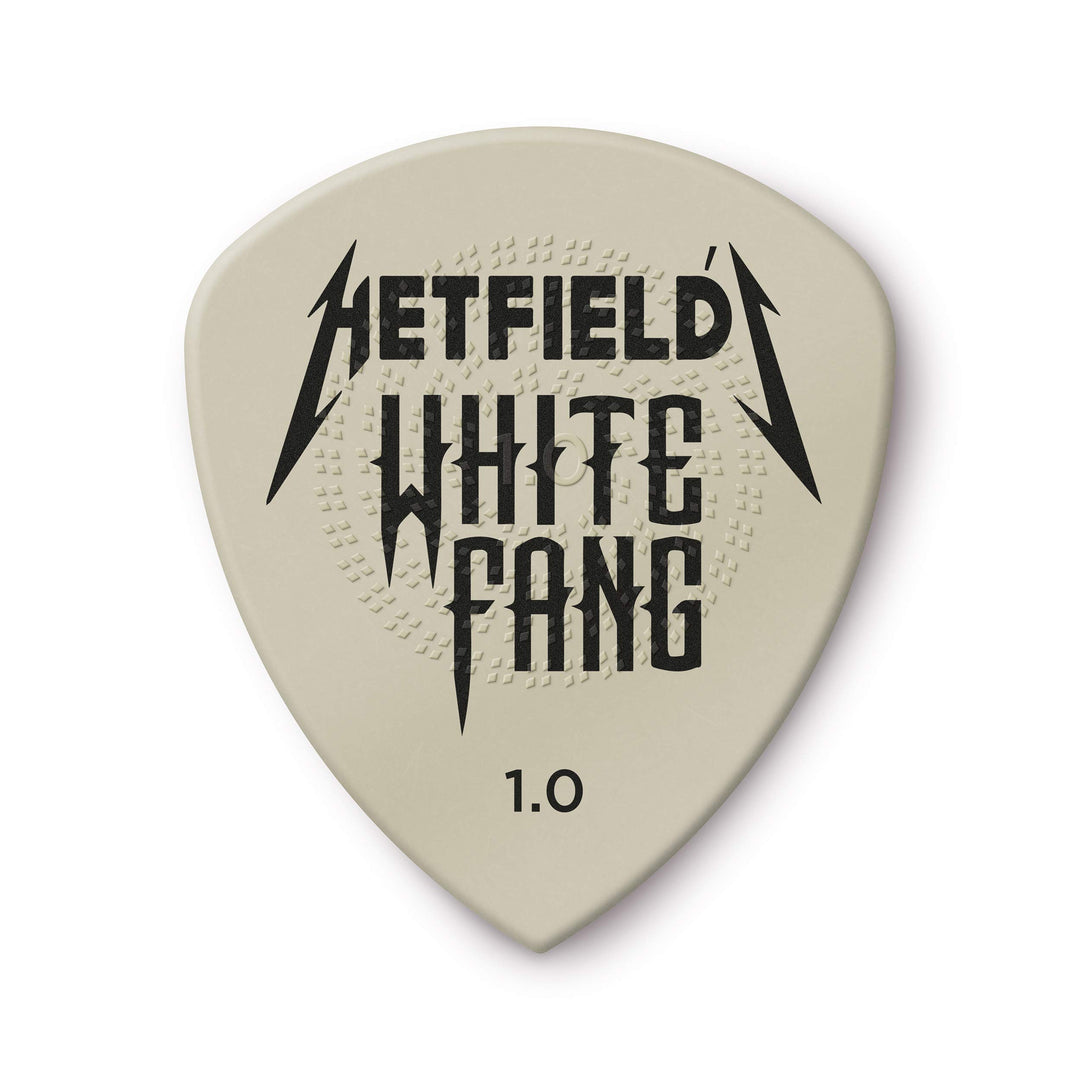 Médiators Jim Dunlop 1,00mm ADU PH122R100 Sachet de 24 White Fang Sachet de 24 1,00mm Gitarrenplektr