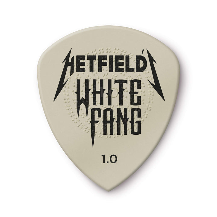 Médiators Jim Dunlop 1,00mm ADU PH122R100 Sachet de 24 White Fang Sachet de 24 1,00mm Gitarrenplektr