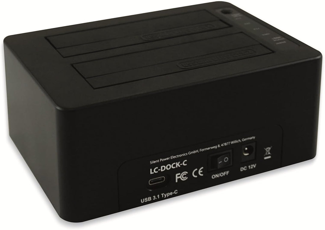 LC Power LC-Dock-C HDD-Dockingstation (SATA, USB 3.1 Gen 2)