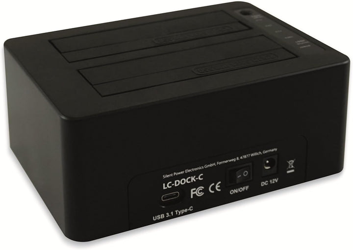 LC Power LC-Dock-C HDD-Dockingstation (SATA, USB 3.1 Gen 2)