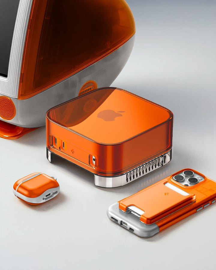 Spigen Classic C1 Hülle mit eingebautem Luftfilter Ständer Entwickelt für Mac mini M4 / M4 Pro Chip