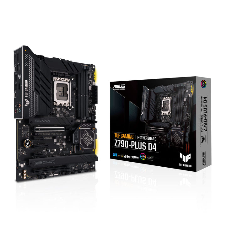 ASUS TUF Gaming Z790-Plus D4 Mainboard Sockel Intel LGA1700 (ATX, PCIe 5.0, DDR4 Speicher, 4x M.2, H